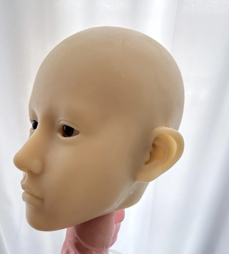 彩妆硅胶头模高品质柔软新手练习化妆神器好上妆能卸妆可重复使用