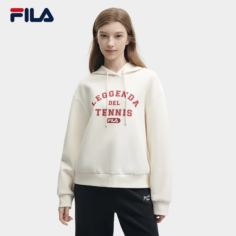 Fila/斐乐 女秋冬【时尚运动休闲百搭舒适】针织连帽卫衣F11W349211