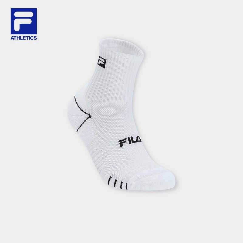 FILA 斐乐官方女袜中腰袜2025春新款健身运动袜子休闲舒适中筒袜