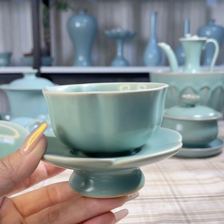 原产地汝瓷梅花盏