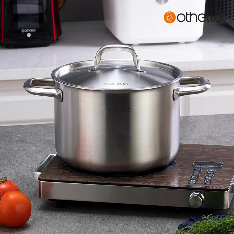 欧德罗（Othello）Grace系列24*17cm不锈钢双耳汤锅