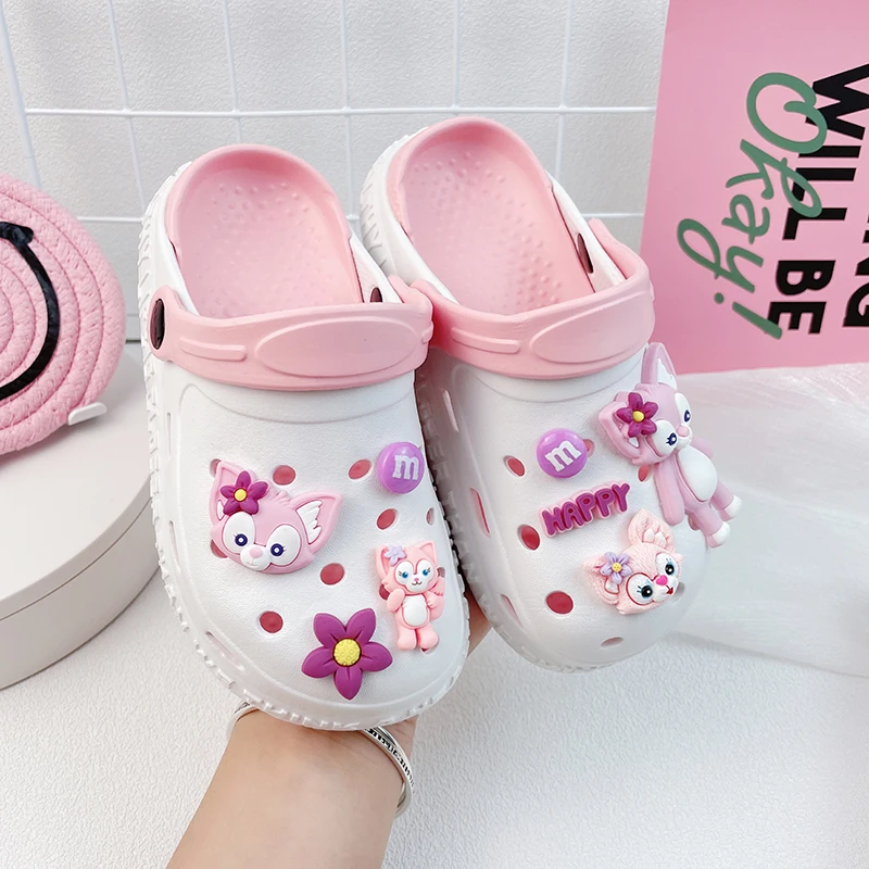 女童拖鞋夏季洞洞鞋室内四季防滑新款2022年网红爆款幼儿童沙滩鞋