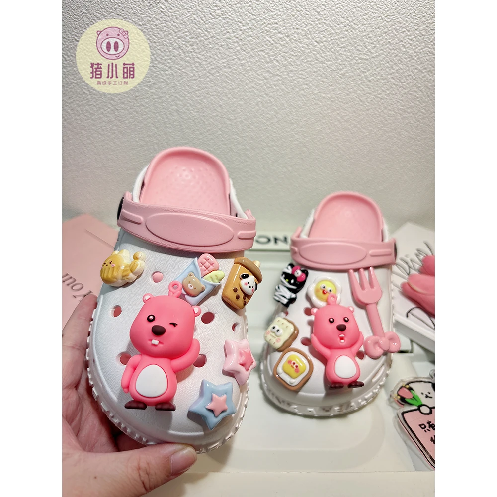 儿童洞洞鞋2025年新款幼儿女童妈妈女款夏季软底外穿拖鞋超火爆款