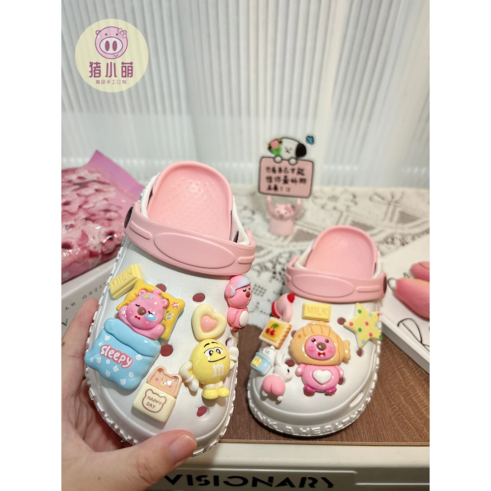 时尚洞洞鞋可爱儿童女款女生百搭凉鞋2025年新款夏季拖鞋外穿轻便
