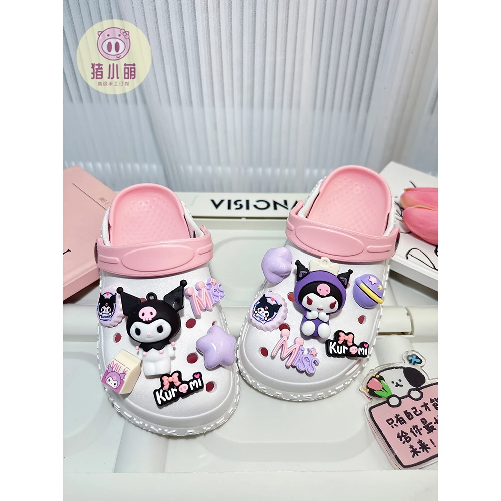 超火女童洞洞鞋儿童女孩女款夏季外穿夏天防滑童鞋网红爆款凉拖鞋