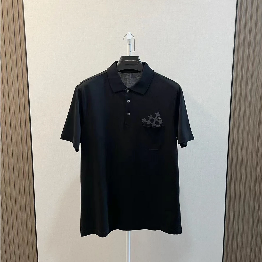 LouisVuitton/路易威登/全新存放/口袋棋盘格短袖polo/尺码XL