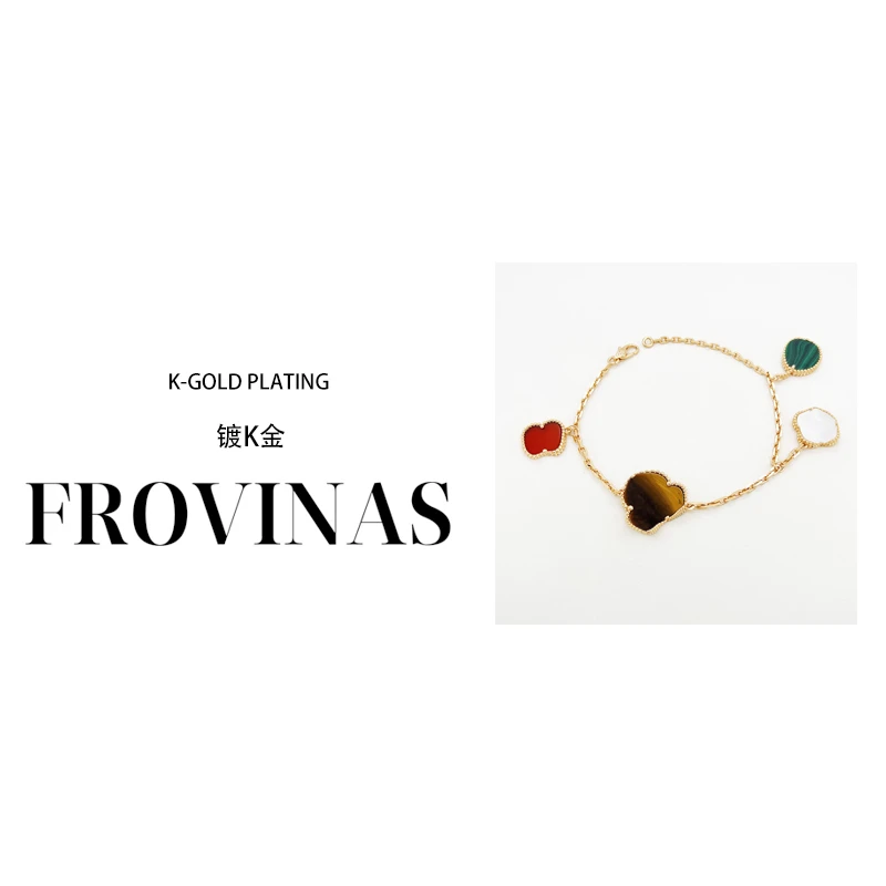 YJSL-2696轻奢简约彩色气质手链女款时尚小众首饰品