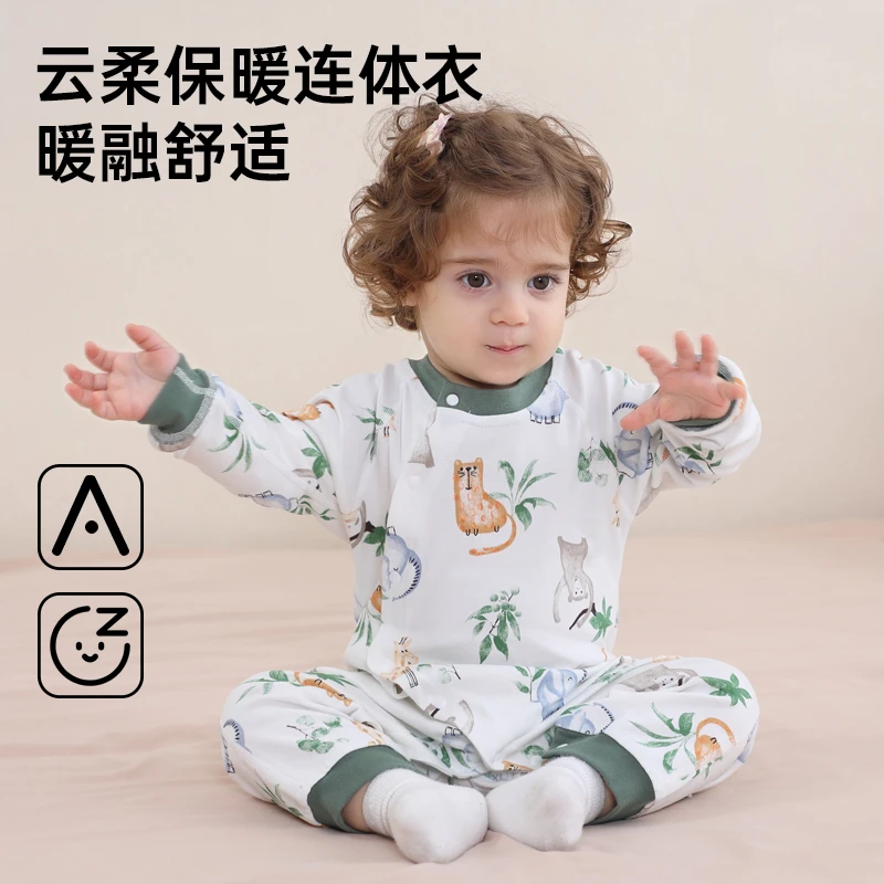 婴儿连体衣春秋款新生儿衣服纯棉秋装睡衣长袖婴儿宝宝连体衣纯棉