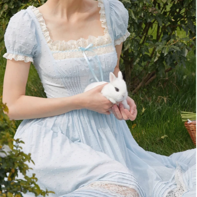 Girlyhalo公主系列辛德瑞拉连衣裙设少女感裙子法式复古裙