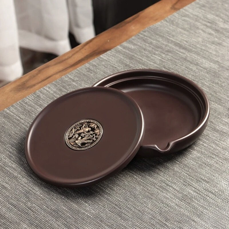 电木壶承茶托茶盘【红】