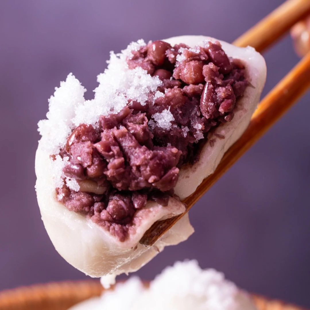 《萌萌二姑专属》东北粘豆包纯绵白糖红小豆馅软糯Q弹