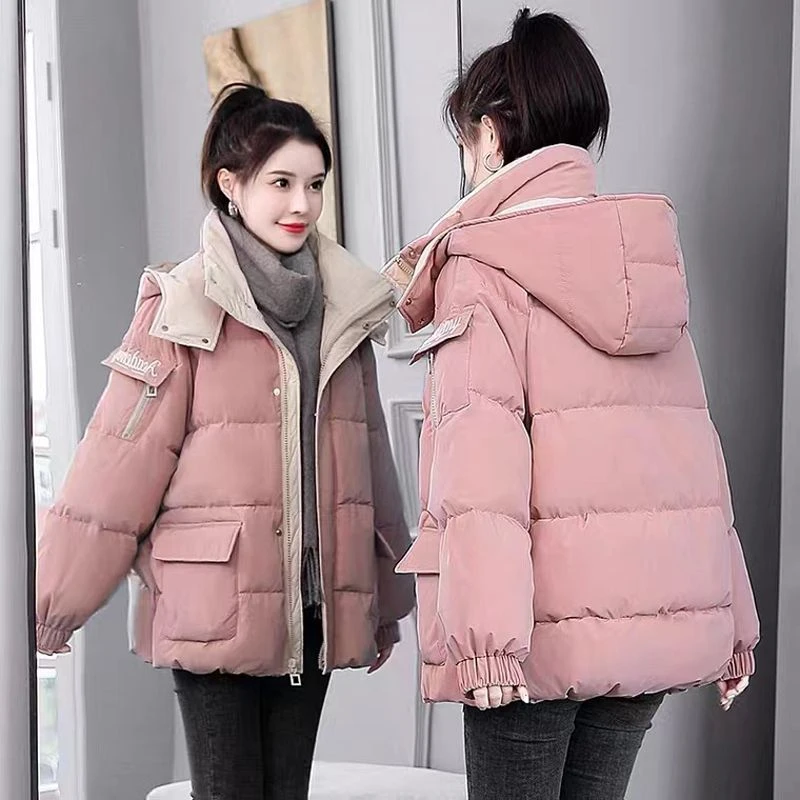 冬季新款羽绒服女短款年韩版宽松棉袄外套爆款棉衣女加厚冬季