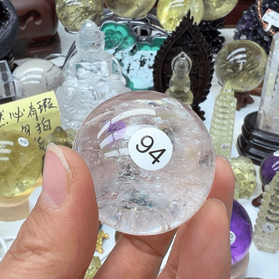 【闪购商品】水晶摆件银S925镶嵌紫*藤