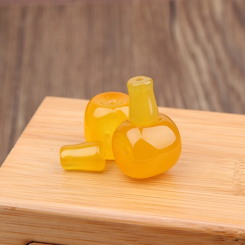 黄色分体三通12-20mm佛头DIY金刚星月百香长串配饰装扮套餐