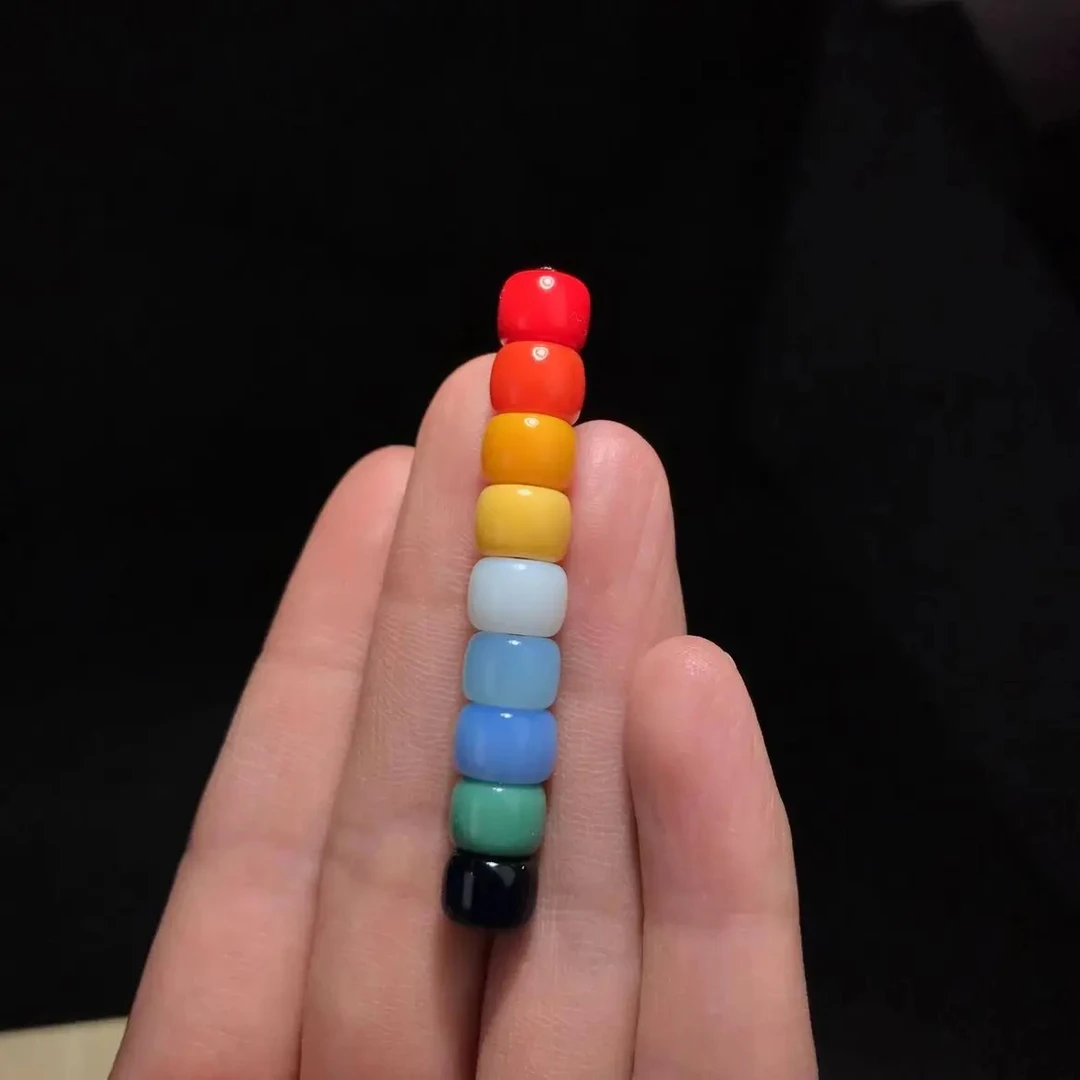 雪巴彩虹老型红绿灯顶腰隔珠108长串配饰星月百香耶蒂装扮套餐