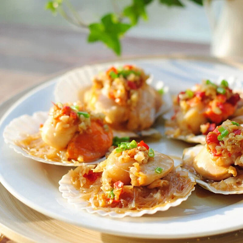【新疆包邮】蒜蓉粉丝虾夷贝 个头超级大肉质肥美700g/盒