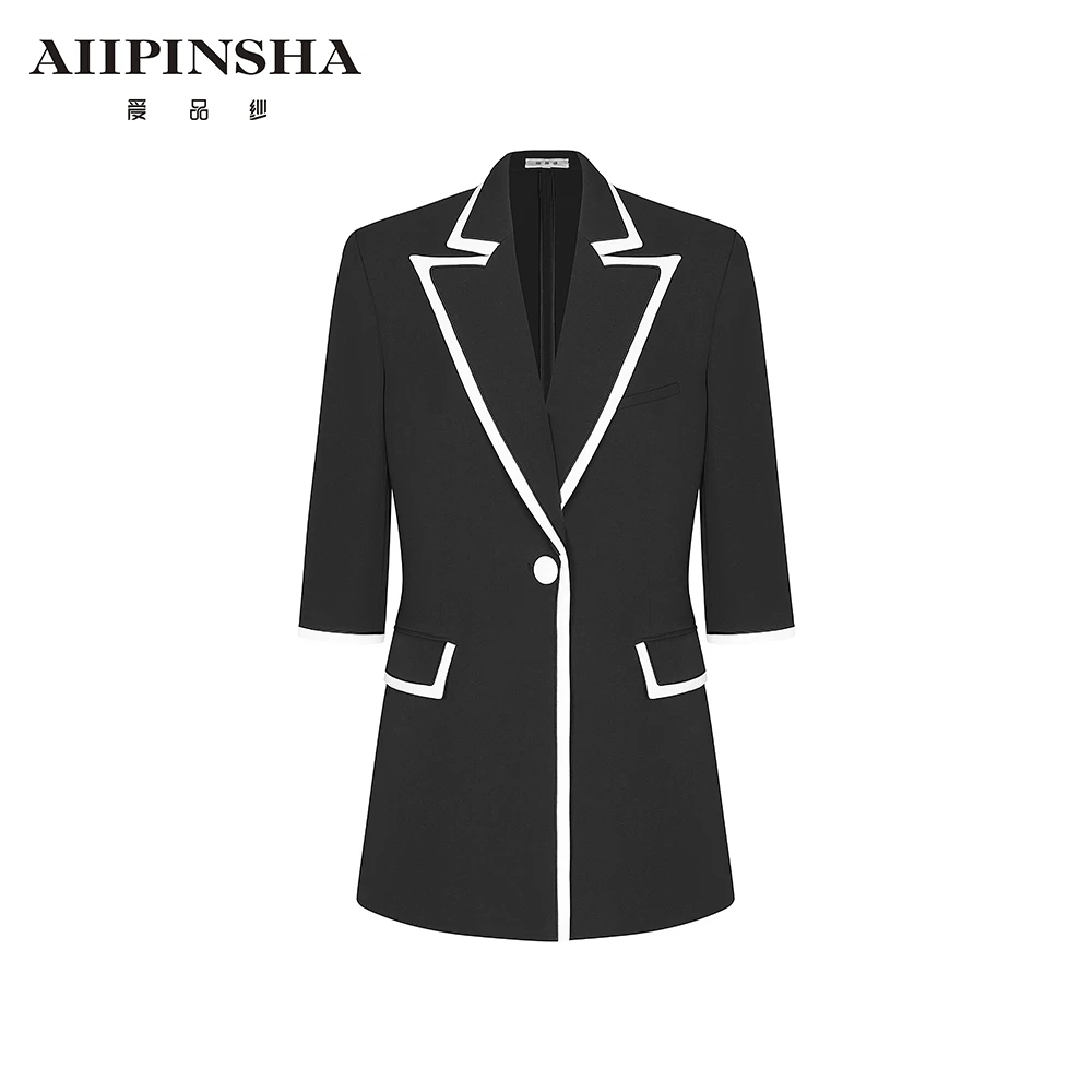 琴老板爱品纱【雅痞之调】西装气质时尚百搭黑色西装E5SJ164PUB