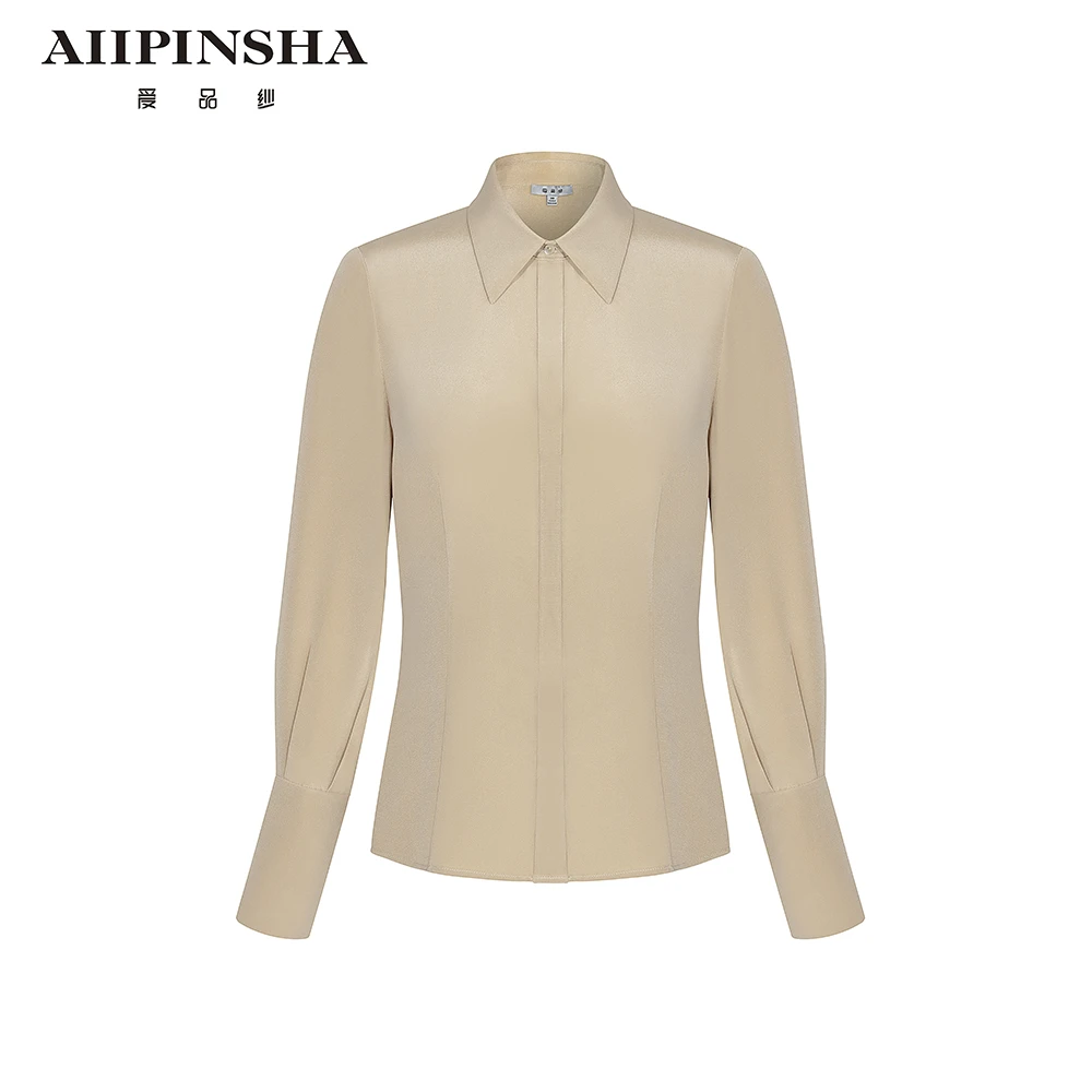 琴老板爱品纱【美术馆】气质长袖轻奢时尚设计师女士简约E5FB092S28