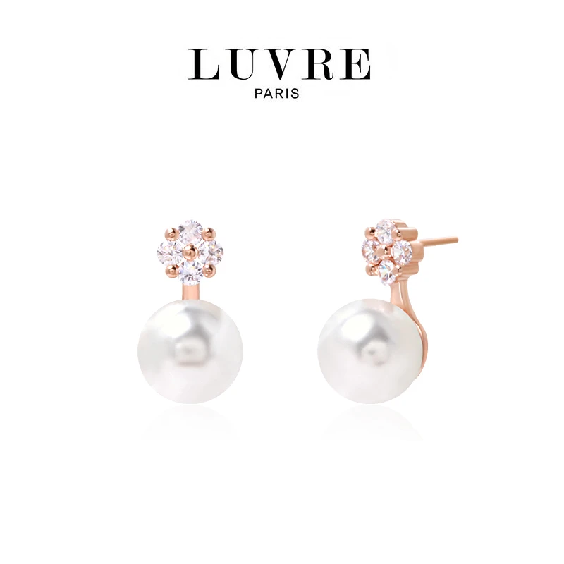 卢浮尔 合金莫桑石耳饰 明星同款 LUVRE PARIS时尚饰品