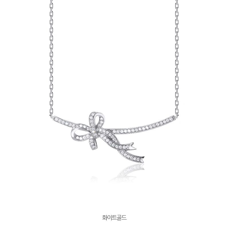 卢浮尔 合金项链 Prillina 蝴蝶结项链时尚饰品轻奢精致