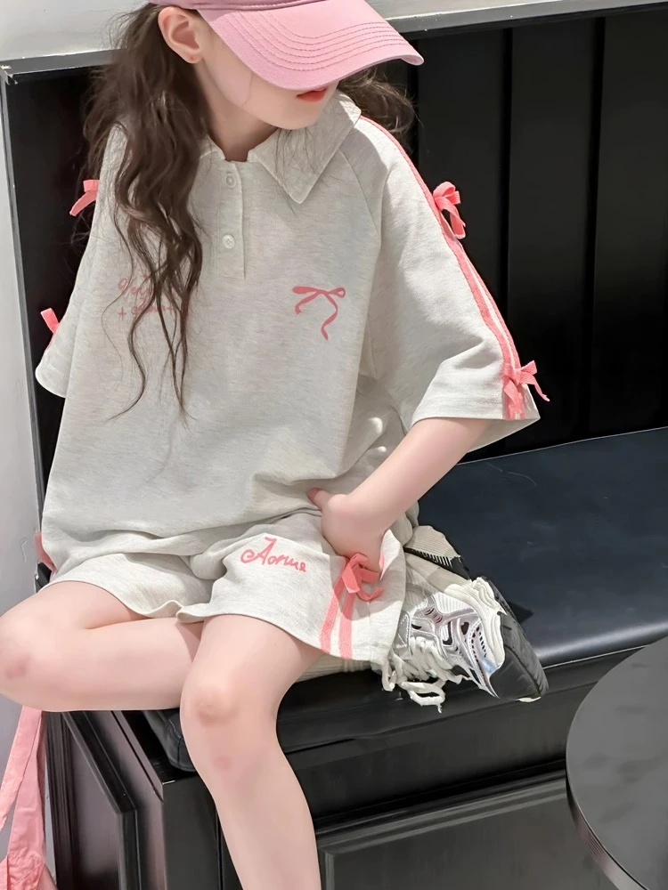 又酷又飒的女童装2024新款套装夏季大童女孩潮酷穿搭网红炸街夏装