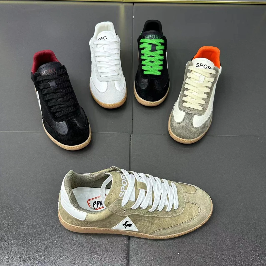 【标准码】秋季新款皮面时尚百搭舒适轻便洋气轻便软底男款潮鞋