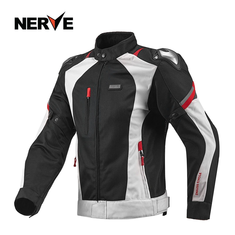 NERVE涅夫赤道夏季摩托车骑行服男机车赛车服装防摔防水四季
