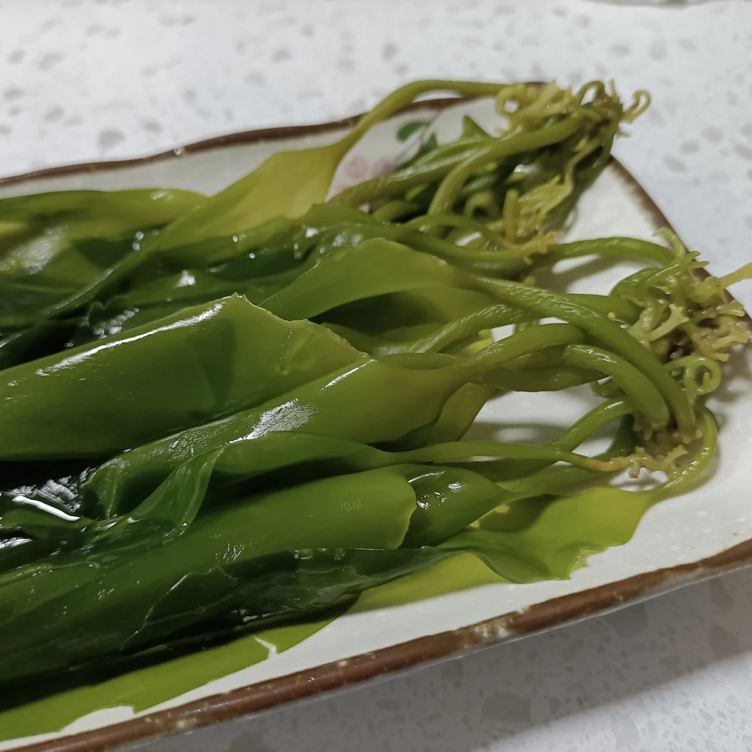 (鲜嫩营养食材)盐渍海带嫩苗 福建霞浦特产 500/袋优选少盐海带芽