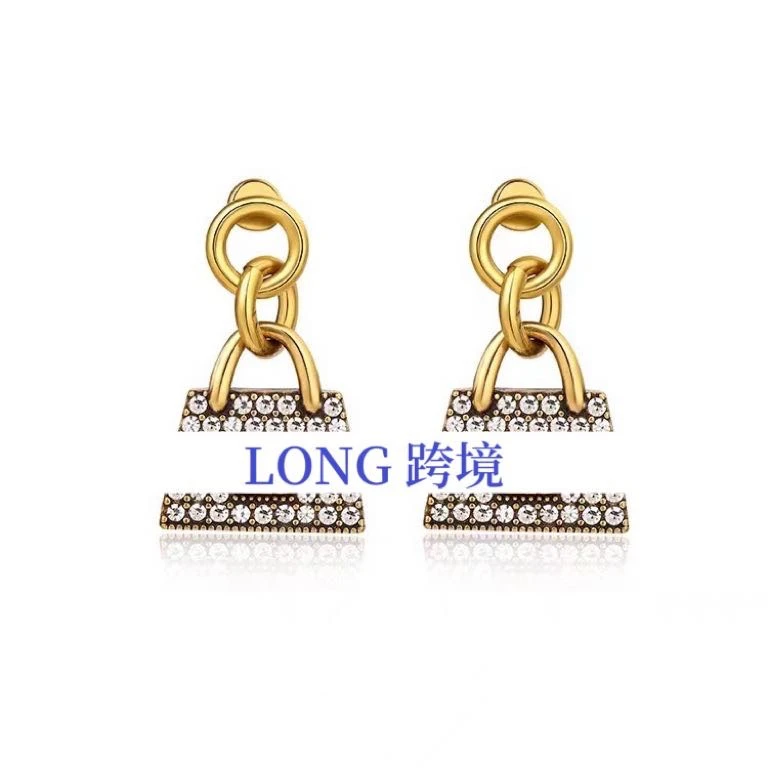 铜合金耳饰 外贸DP高品耳环-2082