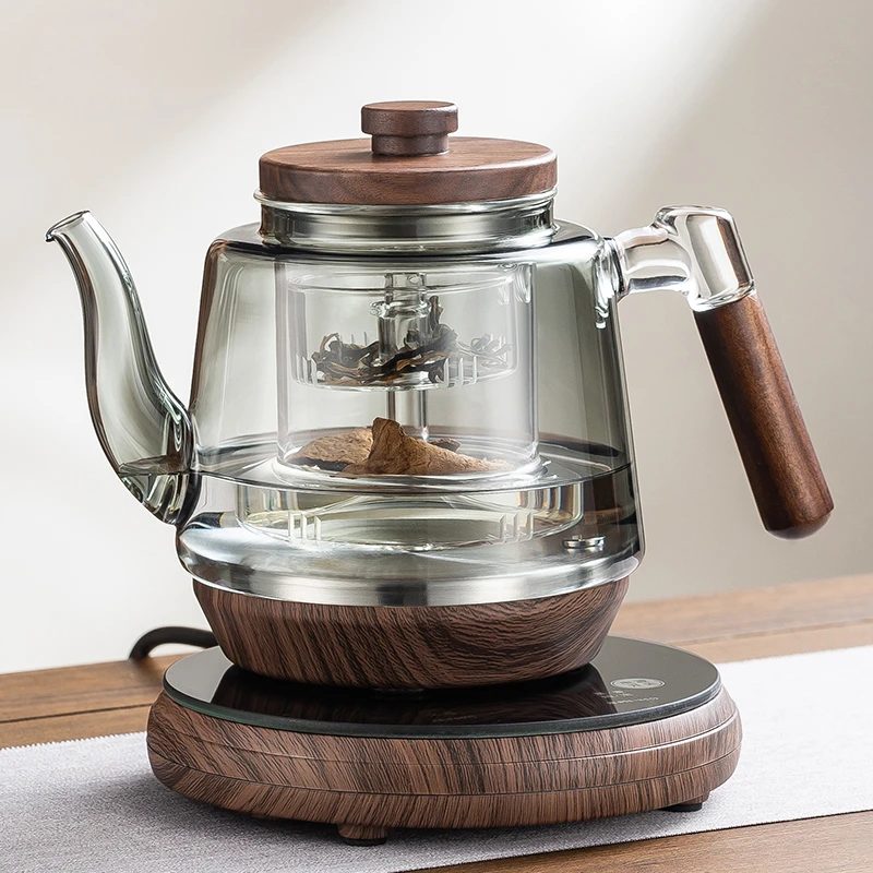 玻璃煮茶壶2024新款家用养生壶蒸煮一体自动保温煮茶器烧水壶茶具