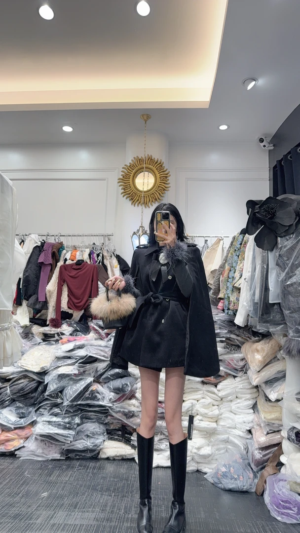 大气元（外套）御姐风斗篷大衣