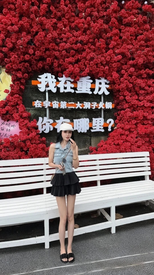 大气元（夏新品）洋气挂脖牛仔马甲背心