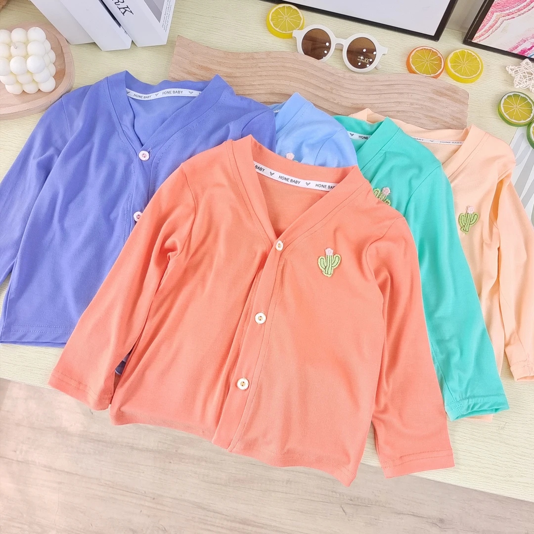 儿童夏季薄款新款儿童开衫洋气夏季宝宝外套防晒上衣轻薄防晒开衫