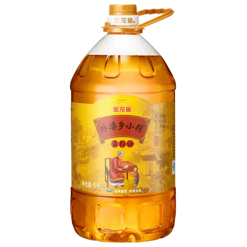 金龙鱼外婆乡小榨菜籽油5L/桶