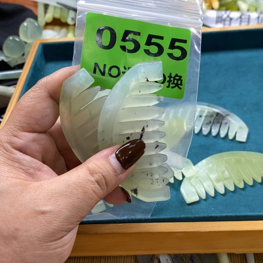 【闪购商品】蛇纹石玉发簪未镶嵌宁*