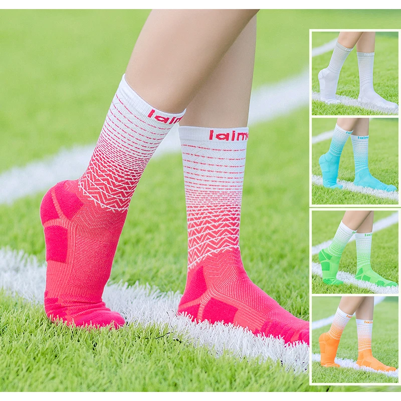 买一送一【男女同款】减震吸汗运动中筒袜跑步户外透气马拉松通用袜