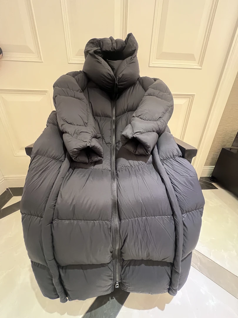 加厚宽松显瘦黑色长款棉服保暖过膝冬季外套