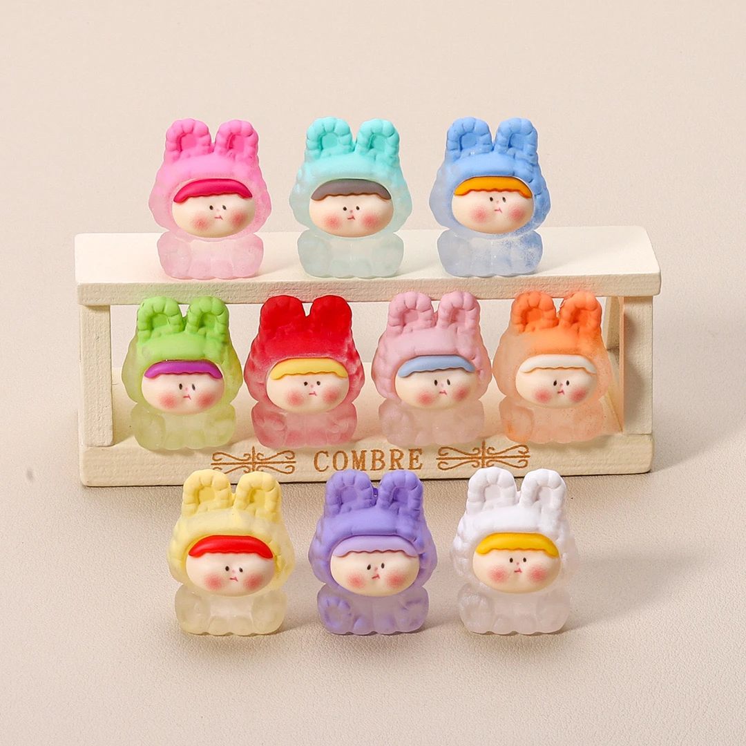 （直播拆）3cm夜光渐变莉莉丝可爱迷你桌面房车载