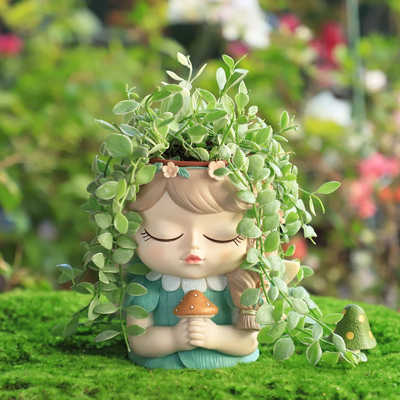 ROOGO/如果手工家用客厅阳台仙女庭院水培多肉透气种植大花盆