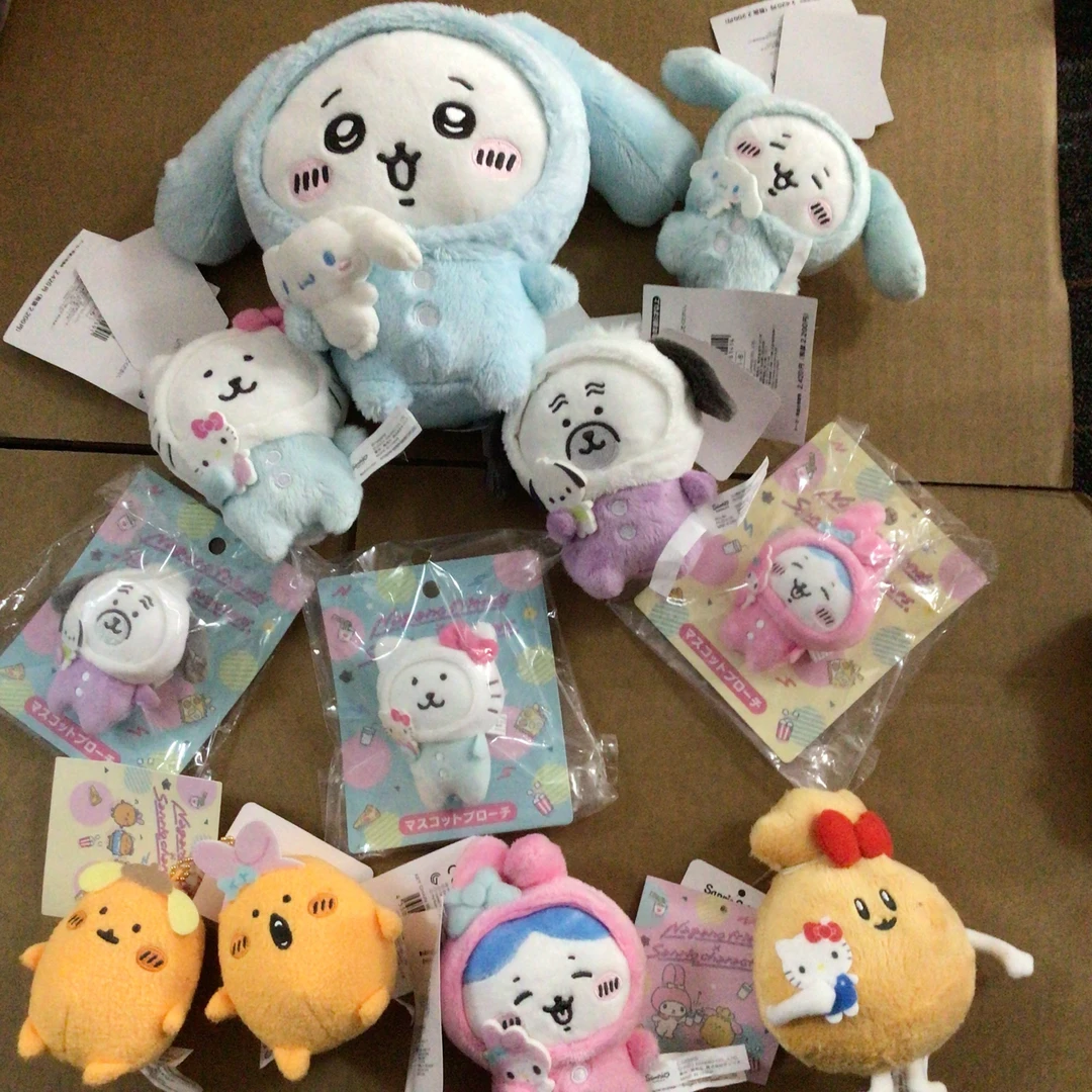 【chiikawa三丽鸥联名】毛绒玩偶合集
