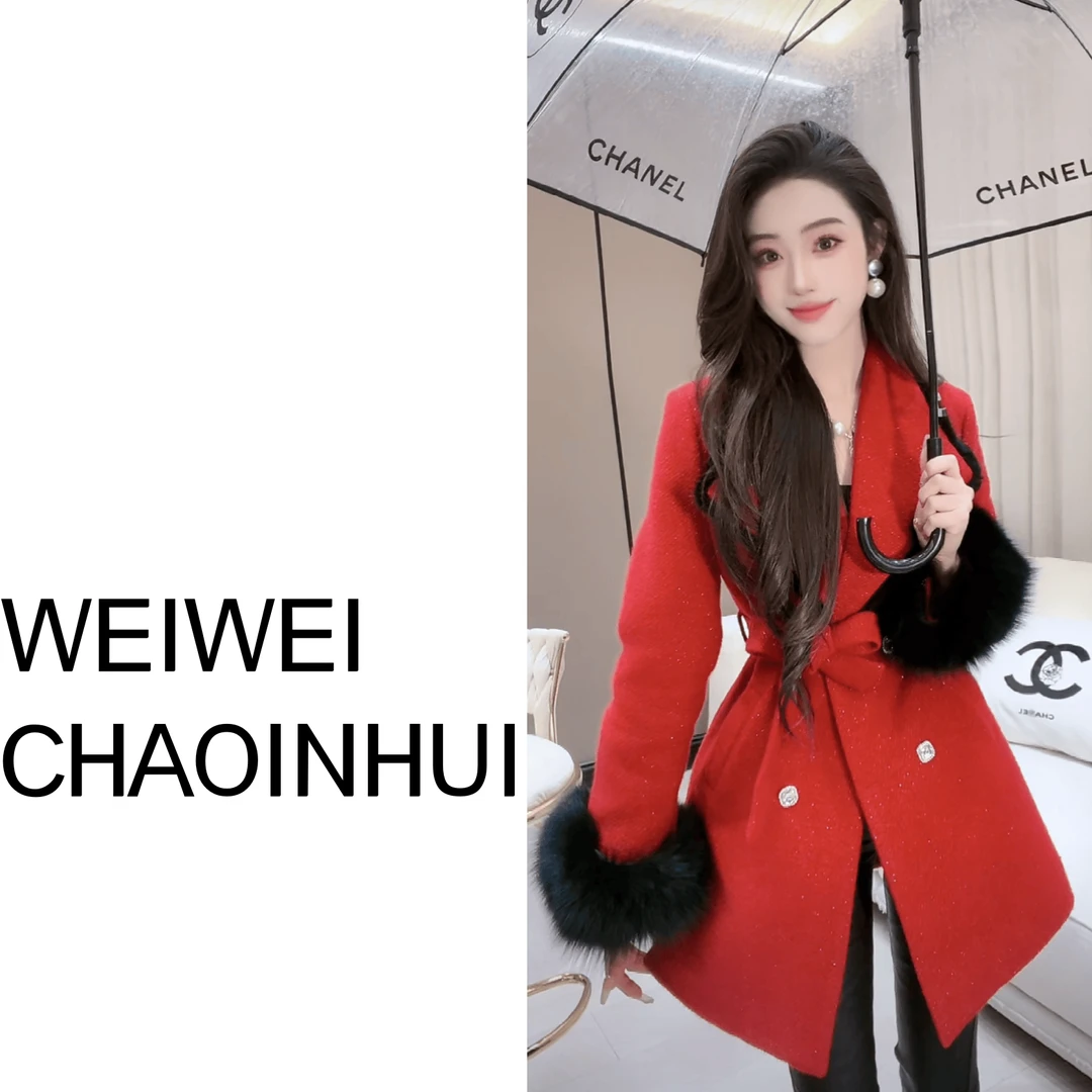 意模【薇薇高端欧货】冬季【优雅公式】气质淑女鸭绒羽绒服 31261843