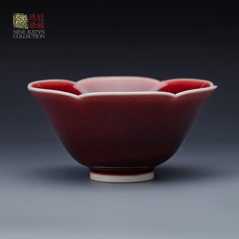 景德镇手工柴窑郎红主人杯陶瓷单杯功夫茶具器具个人专用茶杯高档