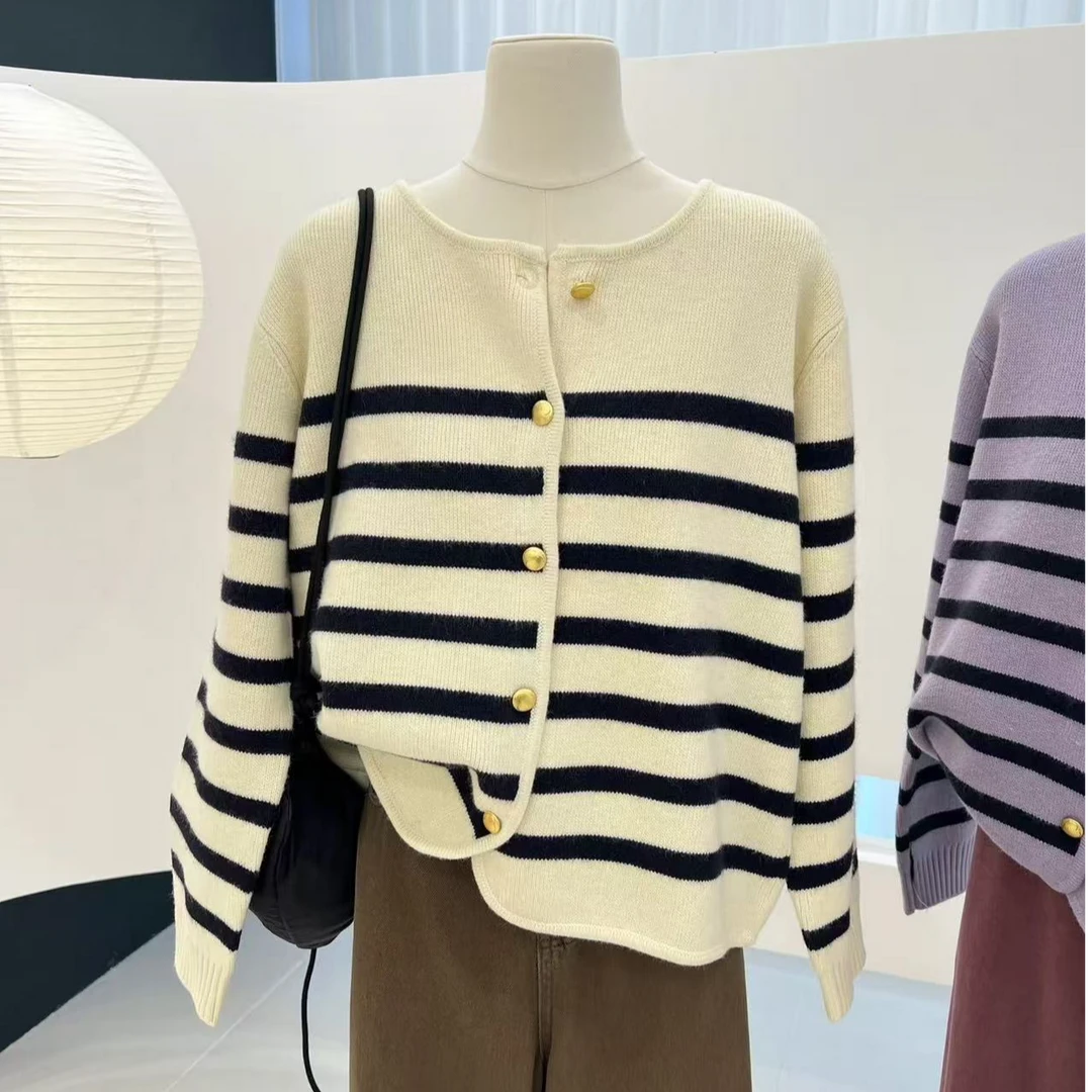 K大码051-100开衫毛衣时尚秋冬宽松毛衣女士加厚羊绒百搭休闲