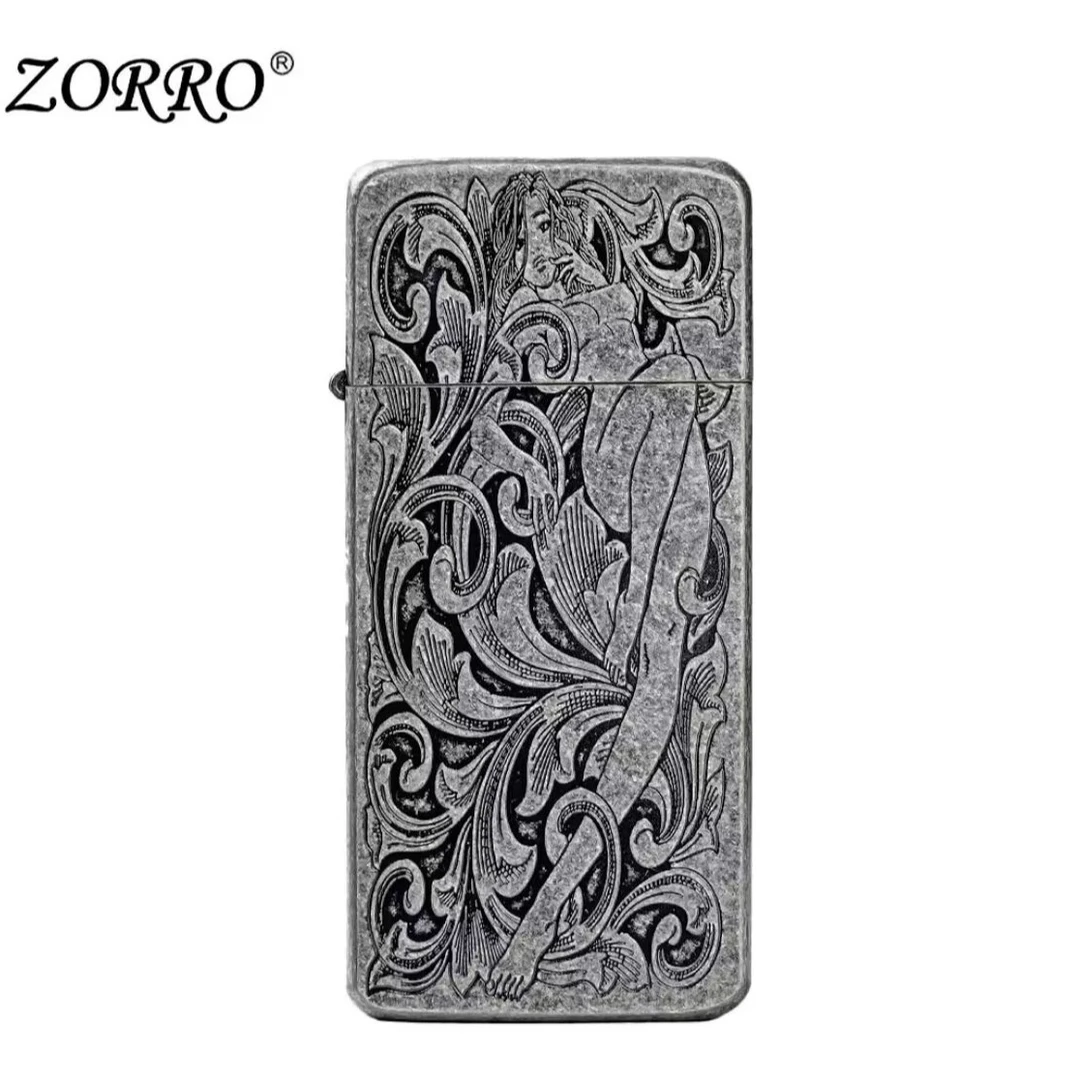 ZORRO佐罗古银唐草仙子ZS5-320 煤油打火机