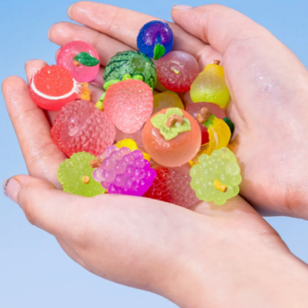 夜光专用-仿真食玩大水果盲袋发夹diy饰品配件载桌面小摆件