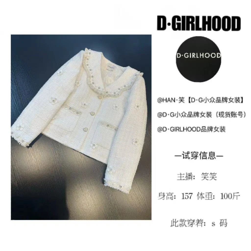 D-GIRLHOOD【花朝节】羽绒服设计款时尚显瘦长袖外套小众