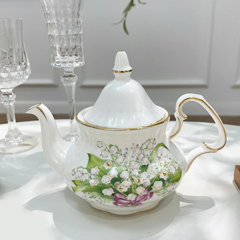 遇见茶里  铃兰 一壶两杯碟英式下午茶骨瓷茶具套装礼盒家用