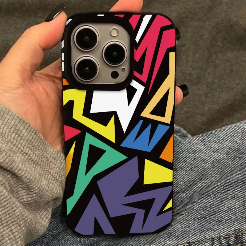 JIANGZI小众彩色闪电适用iPhone15/14PM果冻手机壳12PRo苹果13/11