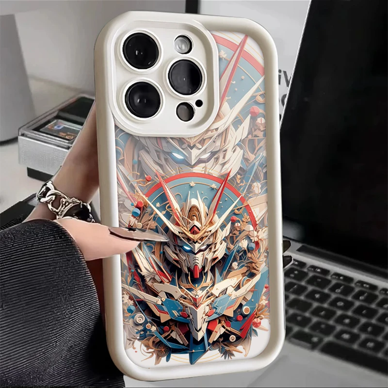 国风炫酷高达适用iphone15/13/14苹果手机壳华为vivo小米oppo软套