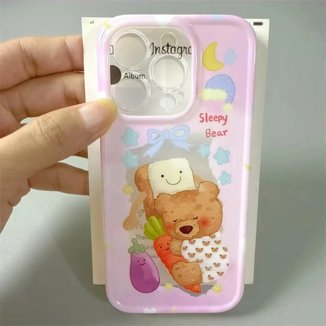 奥菲顿巴塞罗小熊适用iPhone16手机壳苹果15华为vivo小米14oppo套